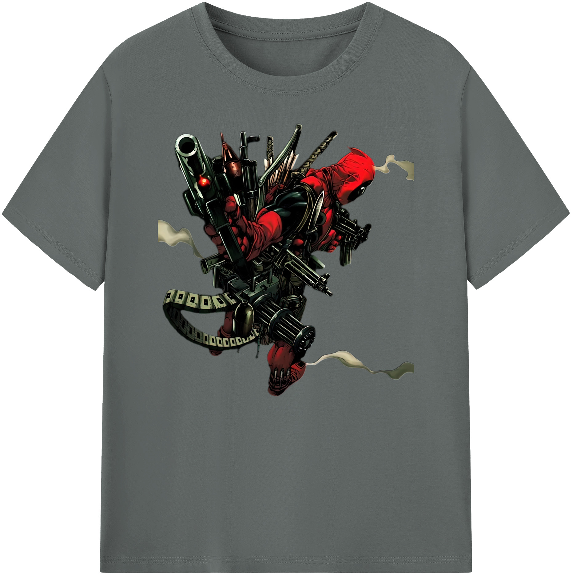 （画像用） Deadpool デッドプール 綿100％ メンズ半袖Tシャツ｜肌触りやわらか＆通気性